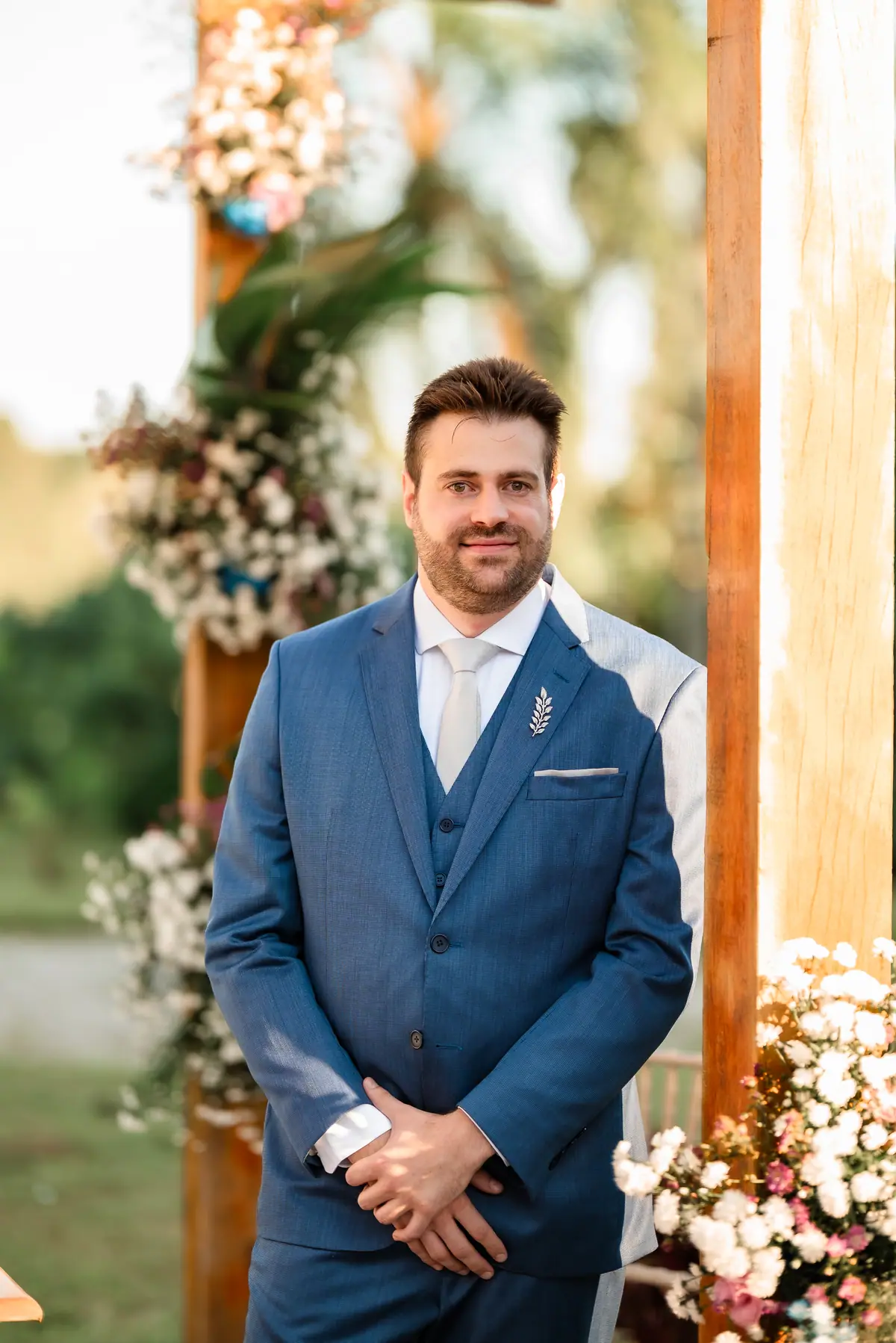 Larissa e Henrique: a entrada no altar